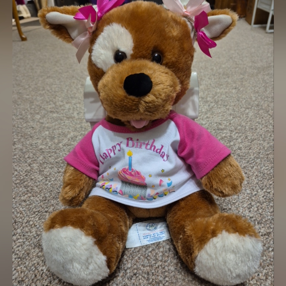Build-A-Bear Happy Birthday Puppy Dog 12"